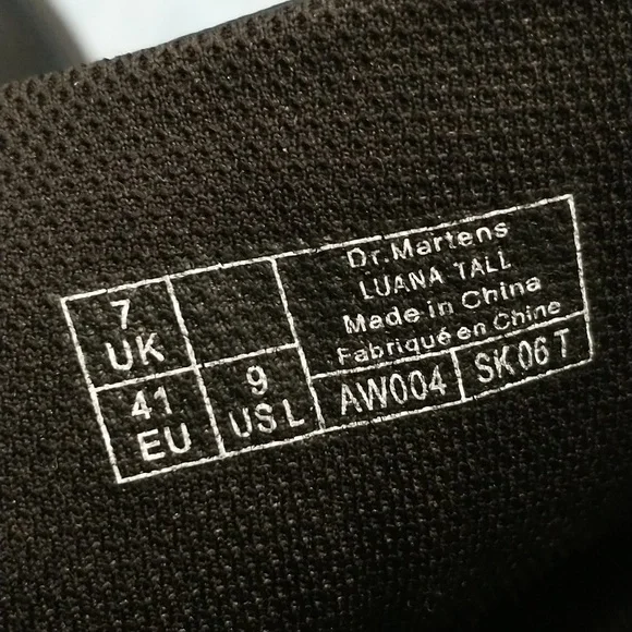 Dr. Martens Black Lace-Up Women's Boots - Picture 12 of 15